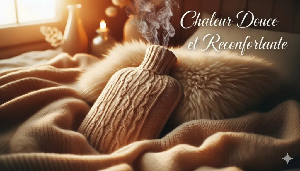 Bouillotte douce et réconfortante