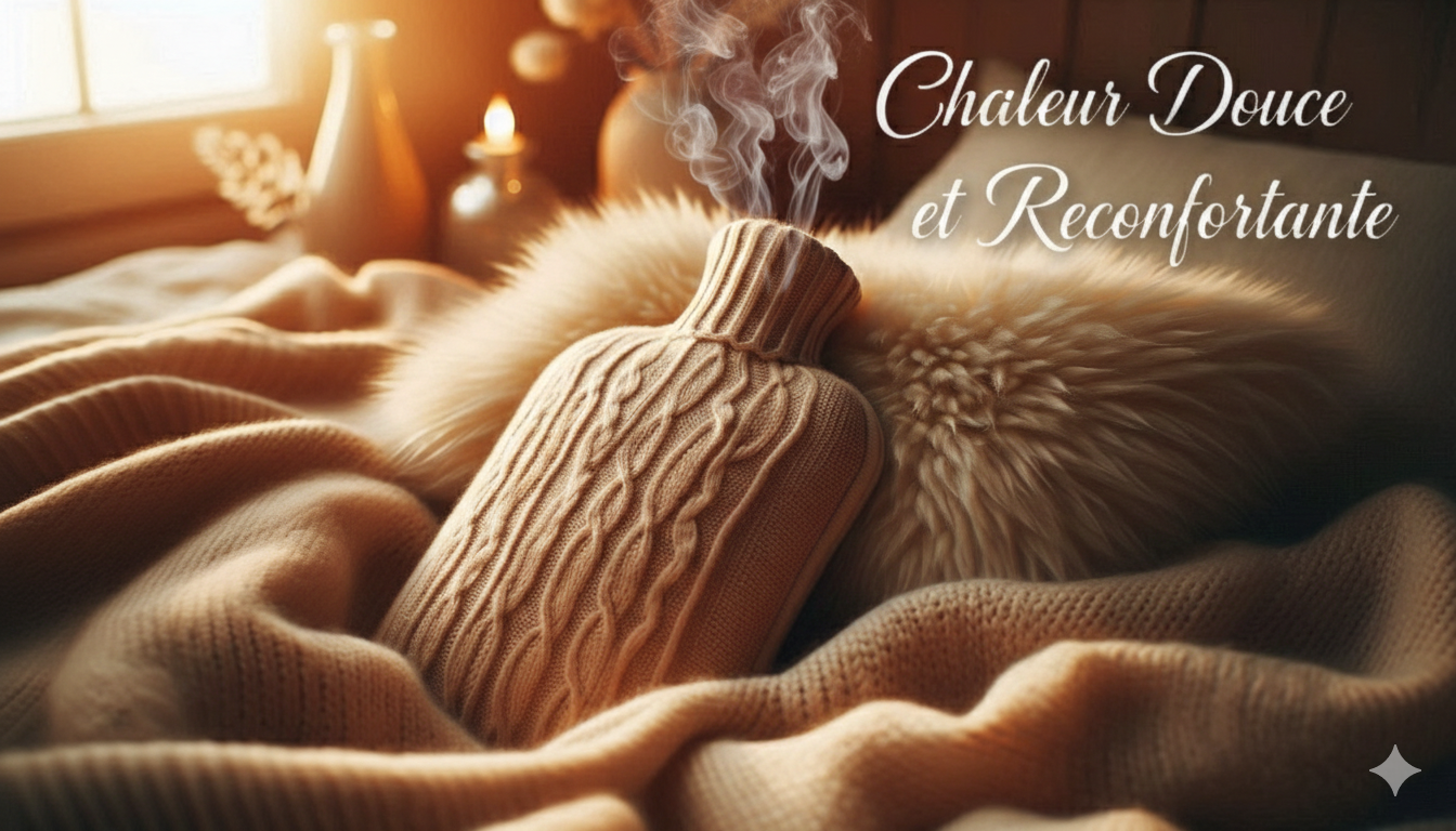 Bouillotte douce et réconfortante