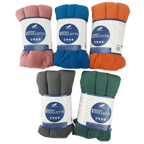 Bandeau Velours Chauffant Relaxant a la Lavande