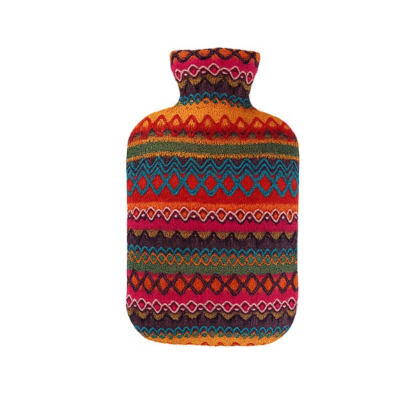 Bouillotte Eau Motif Peruvien Colore 2L