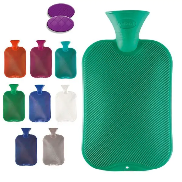 Bouillotte Eau Rainure et Damier 2L 32cm