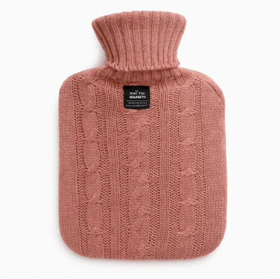 Douce Bouillotte Tricot Rose Warmies 1L