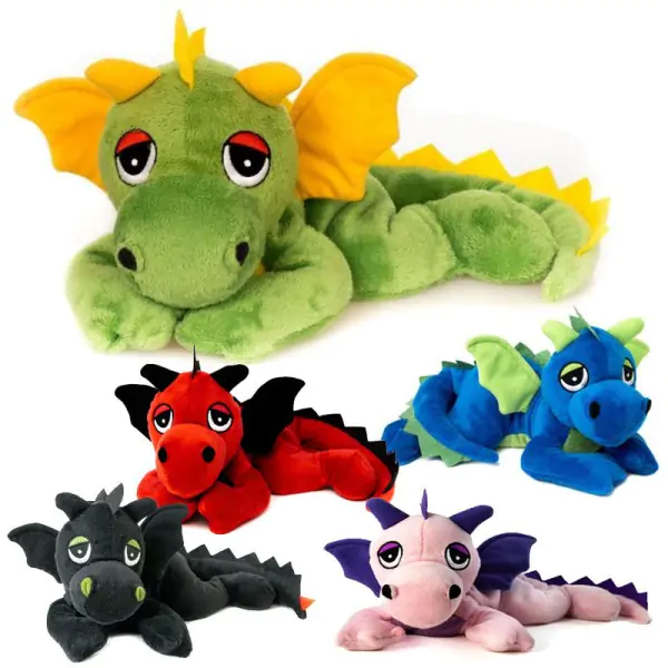 Peluche Bouillotte Dragon Chauffante Micro-Ondes