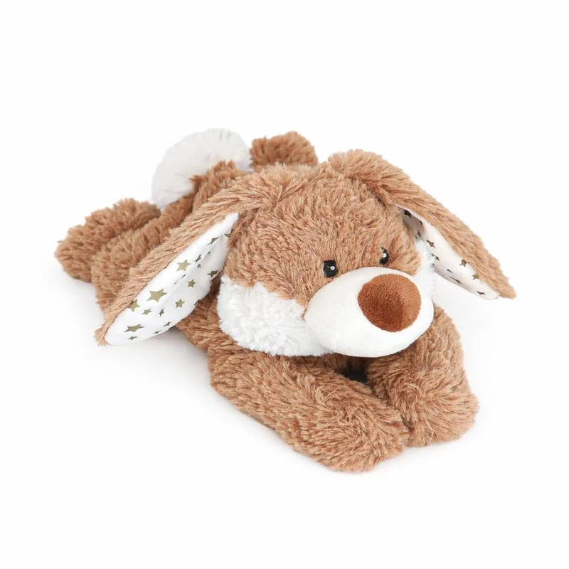 Peluche Bouillotte Lapin Marron Allonge Habibi