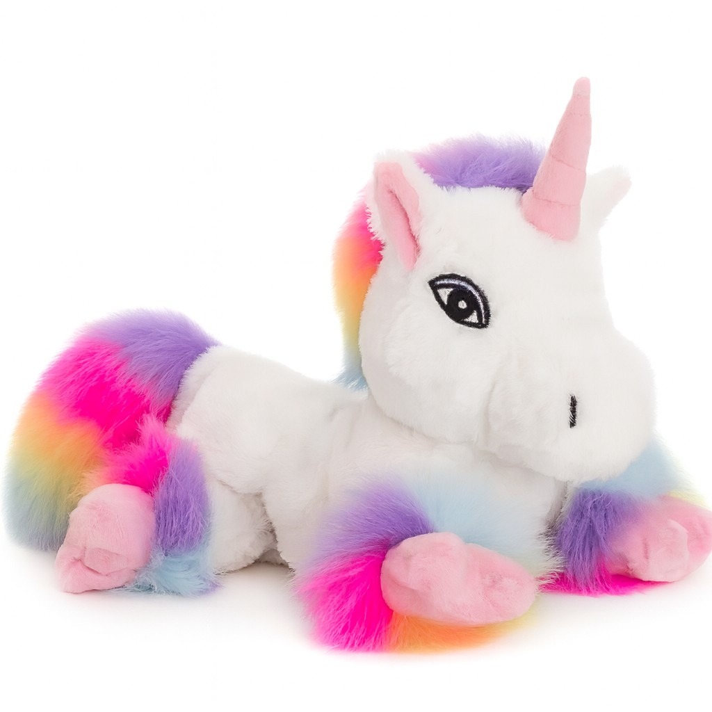 Peluche Bouillotte Licorne Blanche Chauffante Micro-Ondes
