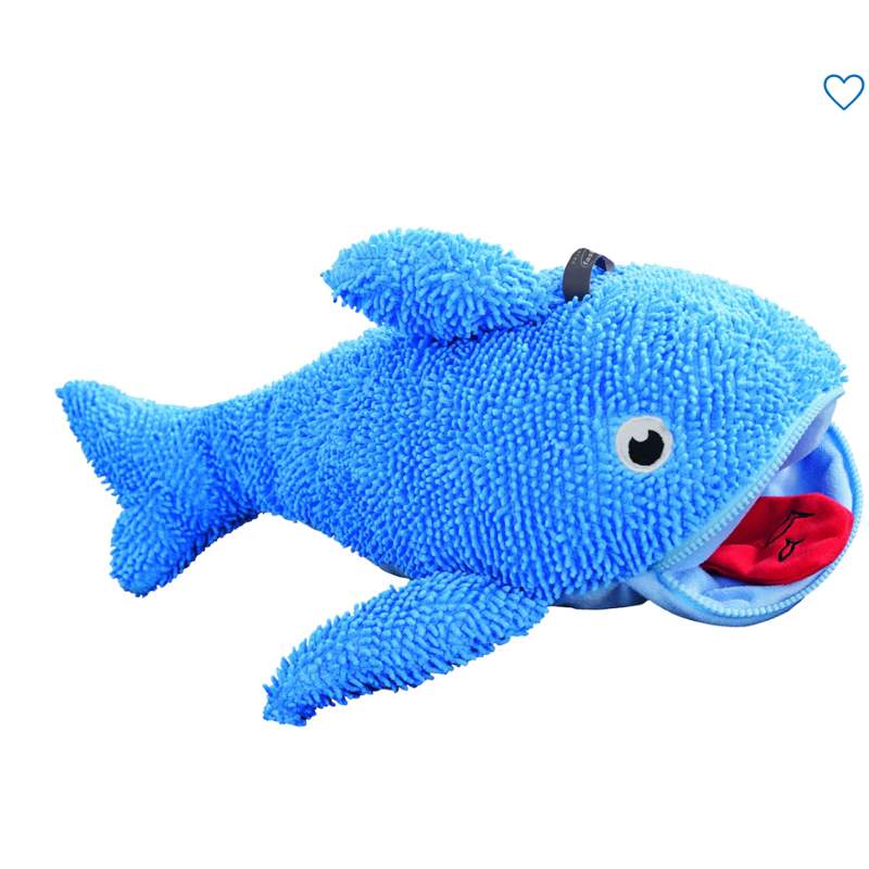Bouillotte Peluche Requin Baleine Enfant 0.8L